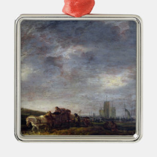 Return of the Fishermen, 1646 Metal Ornament