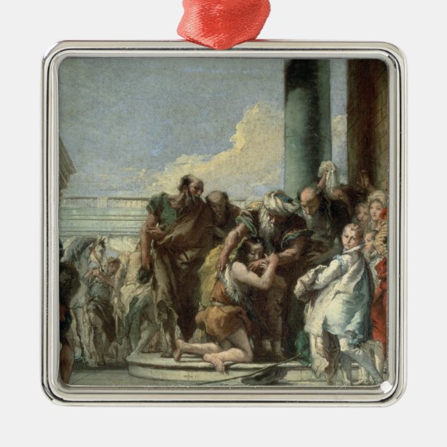Return of the Prodigal Son, 1780 Metal Ornament (Front)