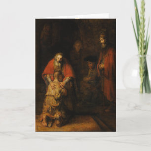 Return of the Prodigal Son by Rembrandt van Rijn Card