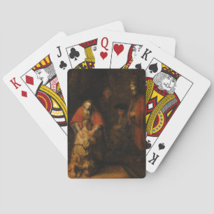 Return of the Prodigal Son by Rembrandt van Rijn Playing Cards