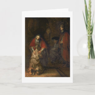 Return of the Prodigal Son, c.1668-69 Card