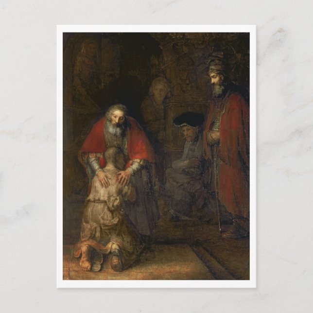Return of the Prodigal Son, c.1668-69 Postcard (Front)
