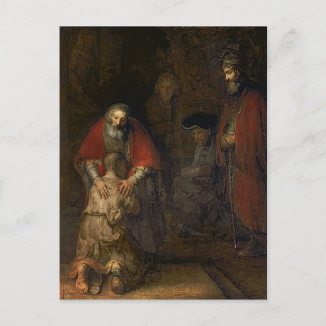 Return of the Prodigal Son, c.1668-69 Postcard (Front)