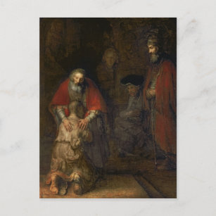 Return of the Prodigal Son, c.1668-69 Postcard