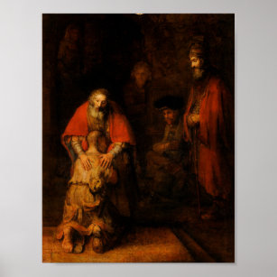 Return of the Prodigal Son - Rembrandt - Poster