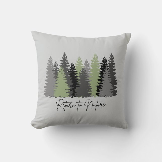 Return to Nature Pillow (Front)