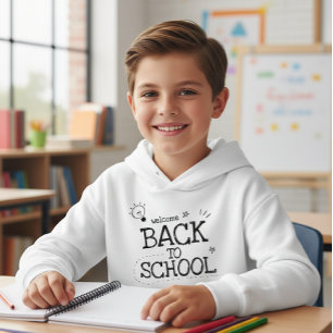 Return to school, first day of school, hoodie