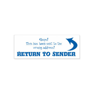 Return to Sender fun stamp