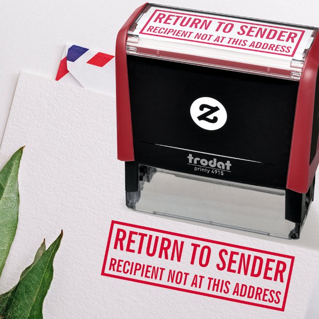 Return To Sender Self-inking Stamp (Creator Uploaded)