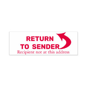 Return to Sender stamp