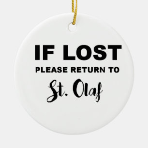 Return to St. Olaf Ceramic Ornament