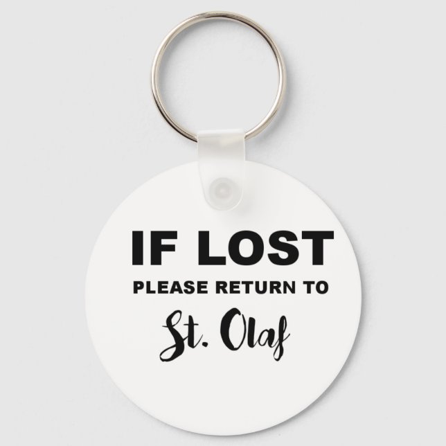 Return to St. Olaf Keychain (Front)