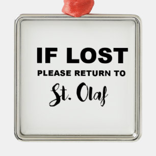 Return to St. Olaf Metal Ornament