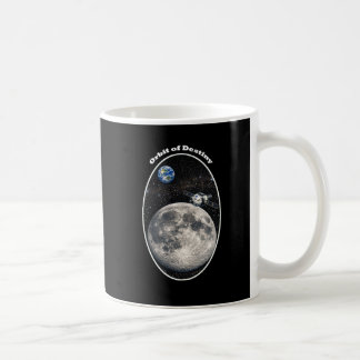 Return to the Moon with Spaceship and Earth URM Coffee Mug