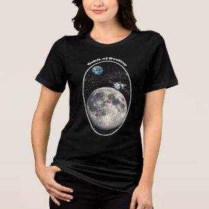 Return to the Moon with Spaceship and Earth URM Tri-Blend Shirt
