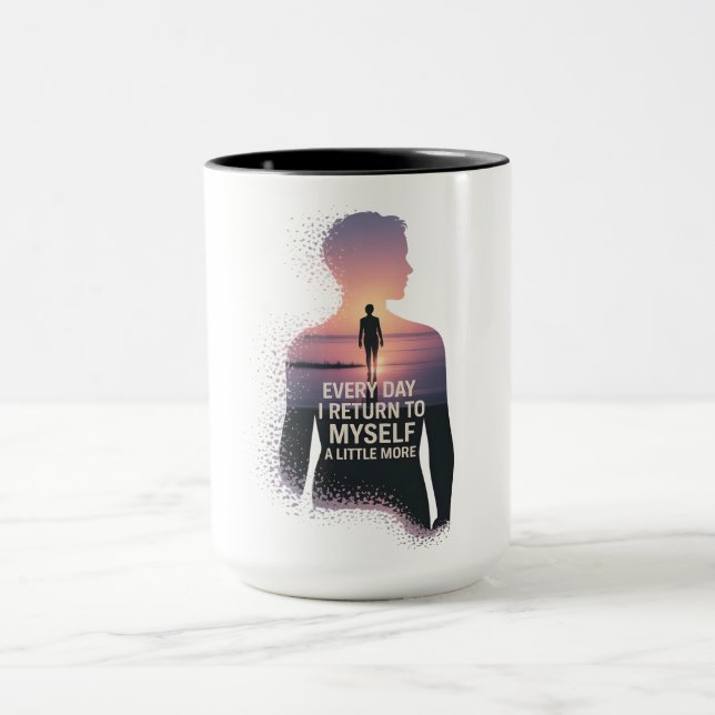 Return to Yourself - Mindful Mental Health Mug (Center)