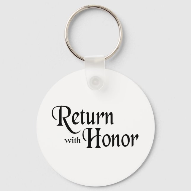 Return With Honour Keychain (Front)