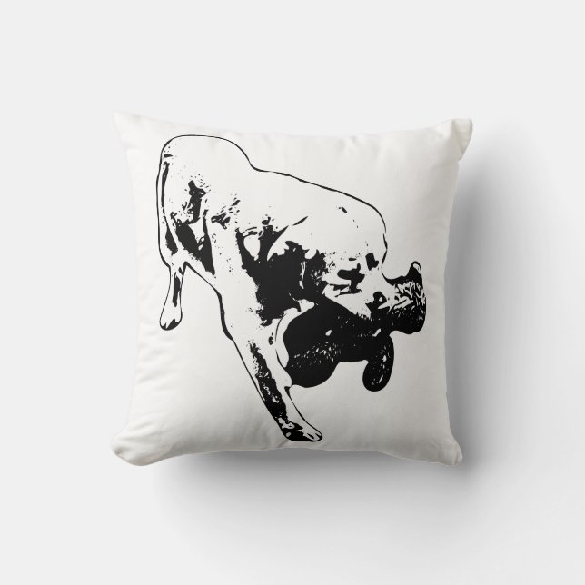 Return With Joy Throw Pillow (Front)