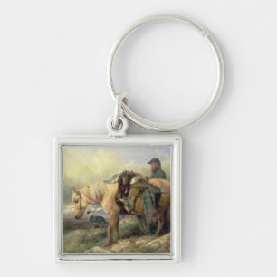 Returning from the Hill, 1868 Keychain