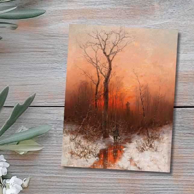 Returning Home at Sunset – Désiré Thomassin Postcard (Creator Uploaded)