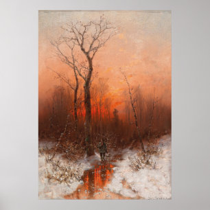 Returning Home at Sunset – Désiré Thomassin Poster