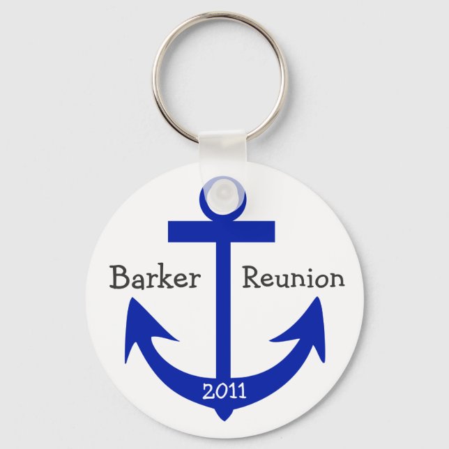 Reunion Anchor - by SRF Keychain (Front)