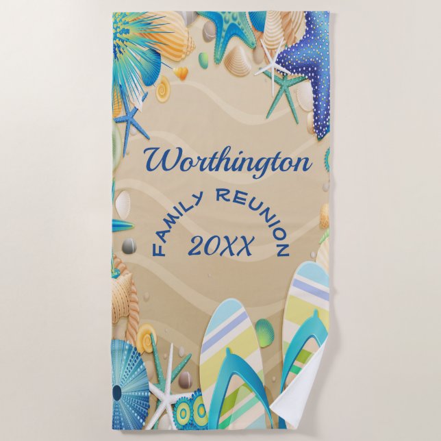 Reunion Beach Towel (Front)