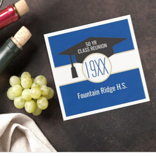 Reunion! Custom class reunion napkins