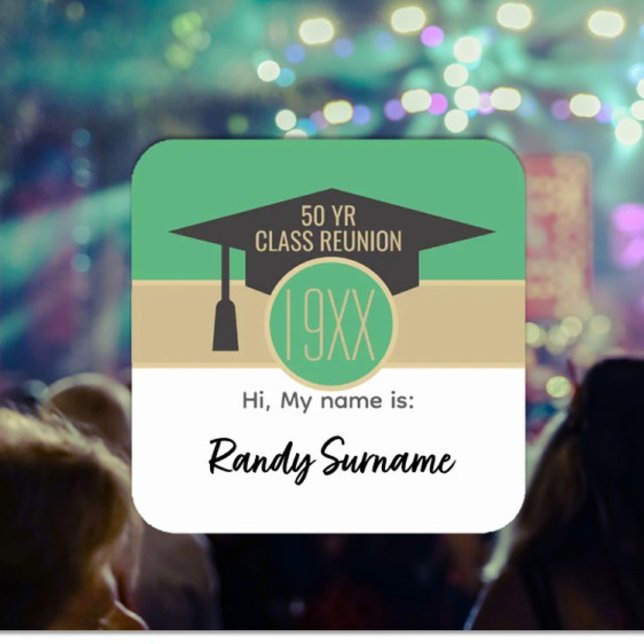 Reunion! Custome class reunion name tag (Creator Uploaded)