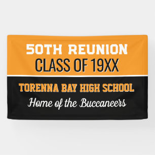 Réunion de classe ! Bannière de réunion des 50 ans