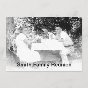 Reunion Dinner Picture Invitation