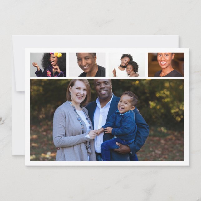 Reunion DIY5 photo | Family get together Thank You Card (Front)