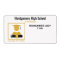 Reunion / Graduation Black Gold Paper Name Tag