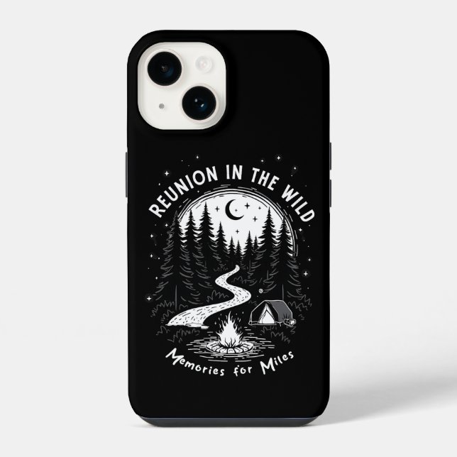 Reunion in the Wild iPhone Case (Back)
