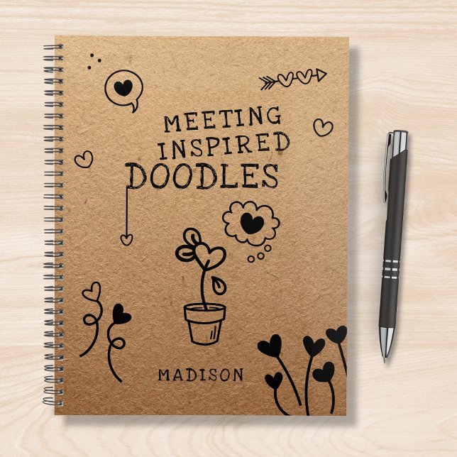 Réunion Inspiré Doodles Office Funny Personnalisé (Créateur téléchargé)