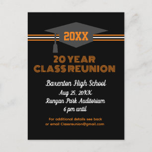 Reunion Invitation! Custom Class Reunion Postcard