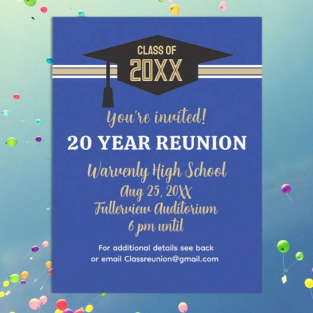 Reunion Invitation! Send a Class Reunion Postcard (Creator Uploaded)