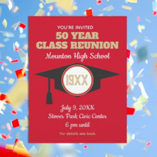 Reunion Invite! Custom Class Reunion Postcard