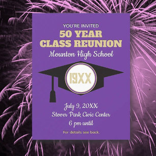 Reunion Invite! Custom Class Reunion Postcard