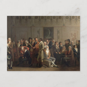 Reunion of Artists in the Studio of Isabey, 1798 Postcard
