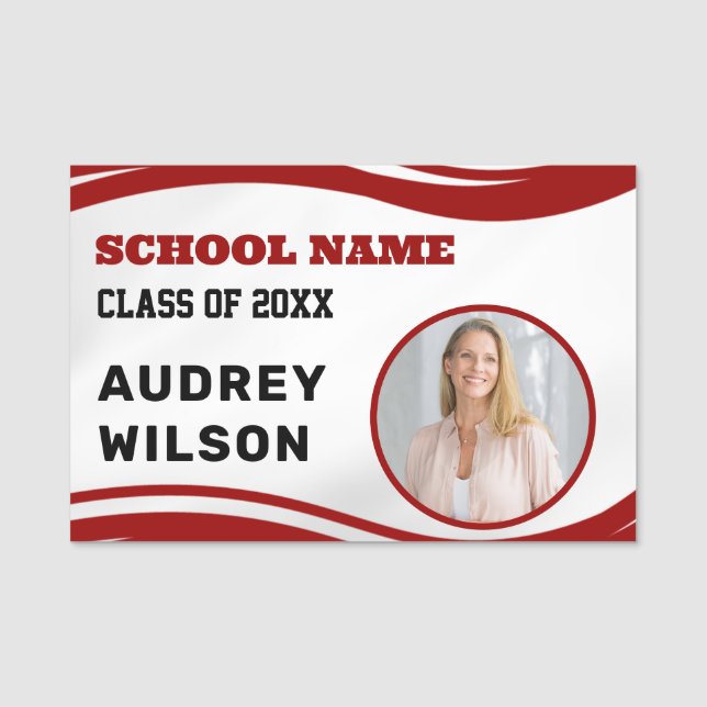 Reunion Photo Name Tags (Front)