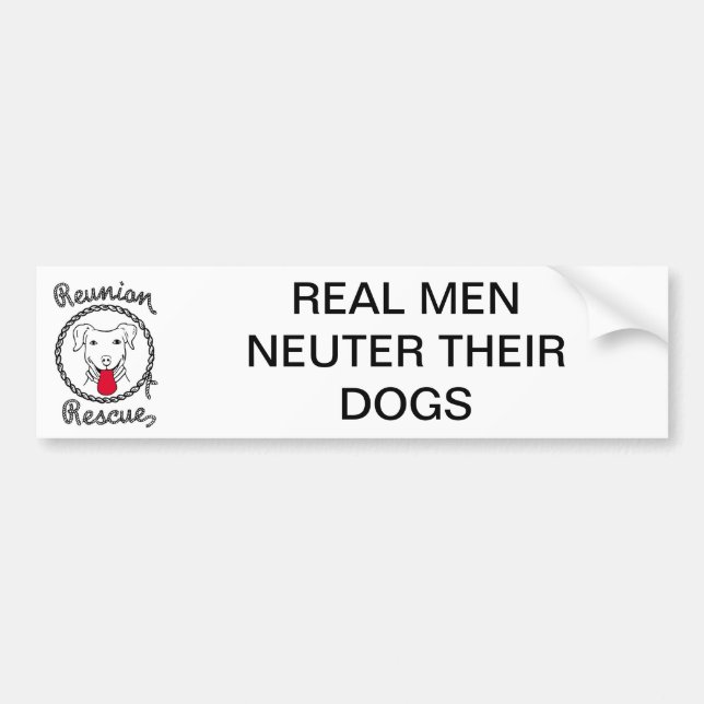 REUNION RESCUE BUMPER STICKER (Front)