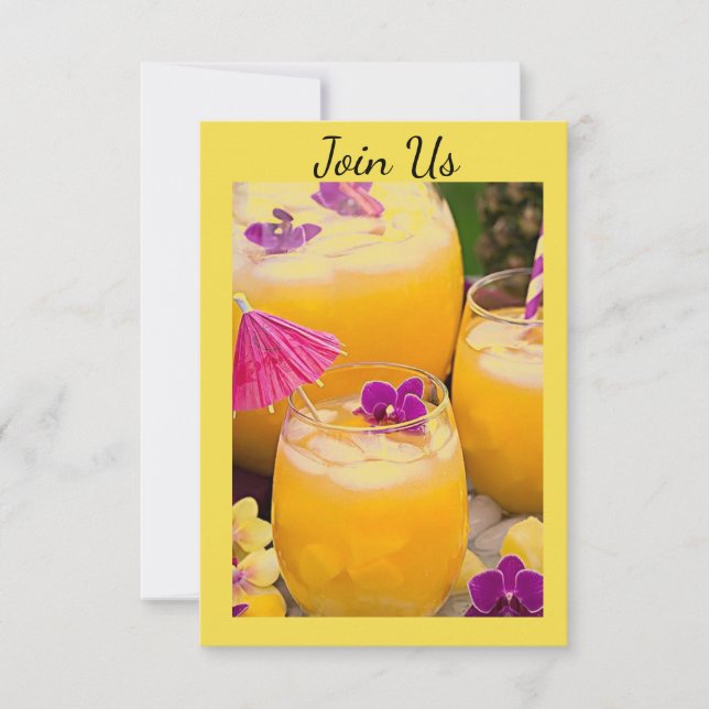 ***REUNISSONS*** INVITATION À UNE FÊTE ADULTE (Devant)