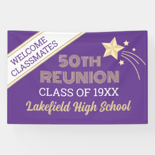 Reunite! 50 year class reunion Banner
