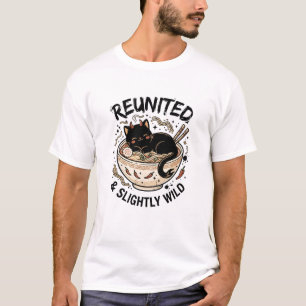 Reunited and Slightly wild Kawaii Family Design T-Shirt