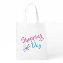 Reusable Bag - Shopping Day - Personalized