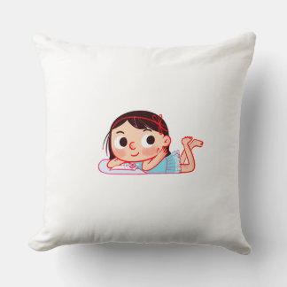 Reusable Grocery Bag Throw Pillow