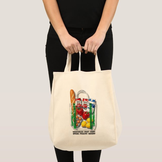 Reusable Grocery Shopping Bag (Front (Product))