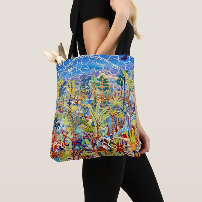 Reusable shopping bag - John Dyer Eden Project (Close Up)