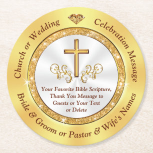 Reusable to Disposable, Custom, Christian Coasters